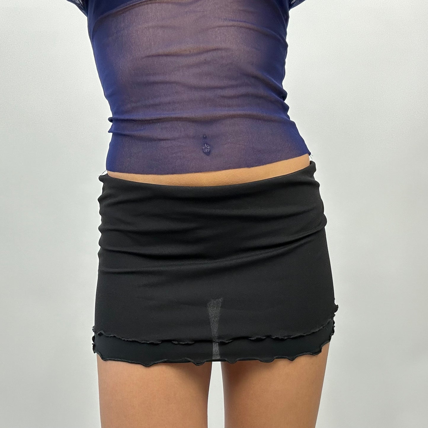 #107 SAMPLE SALE | black mila skirt sample