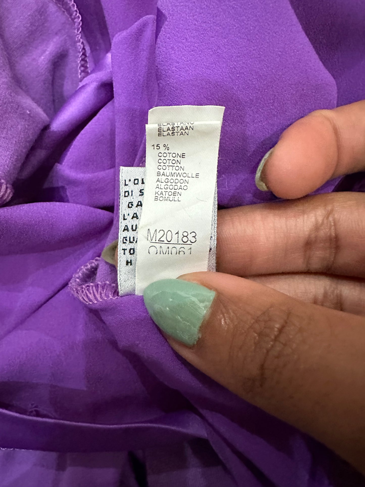 vintage edit fifteen | medium purple d&g logo tank top