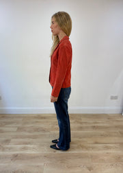 medium orange blazer