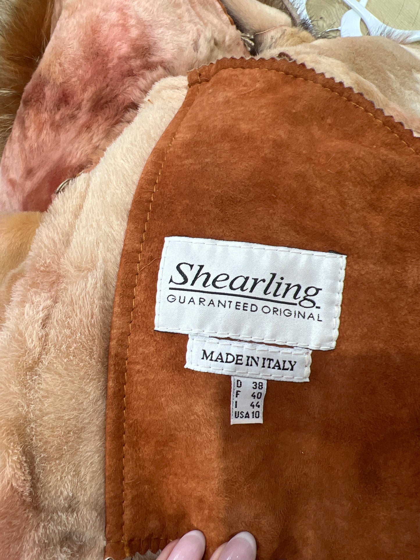 vintage edit: seasonal faves | medium orange real suede long coat