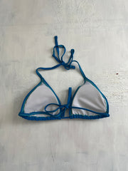 💻BRITISH SUMMER GIRL DROP | small blue triangle bikini top