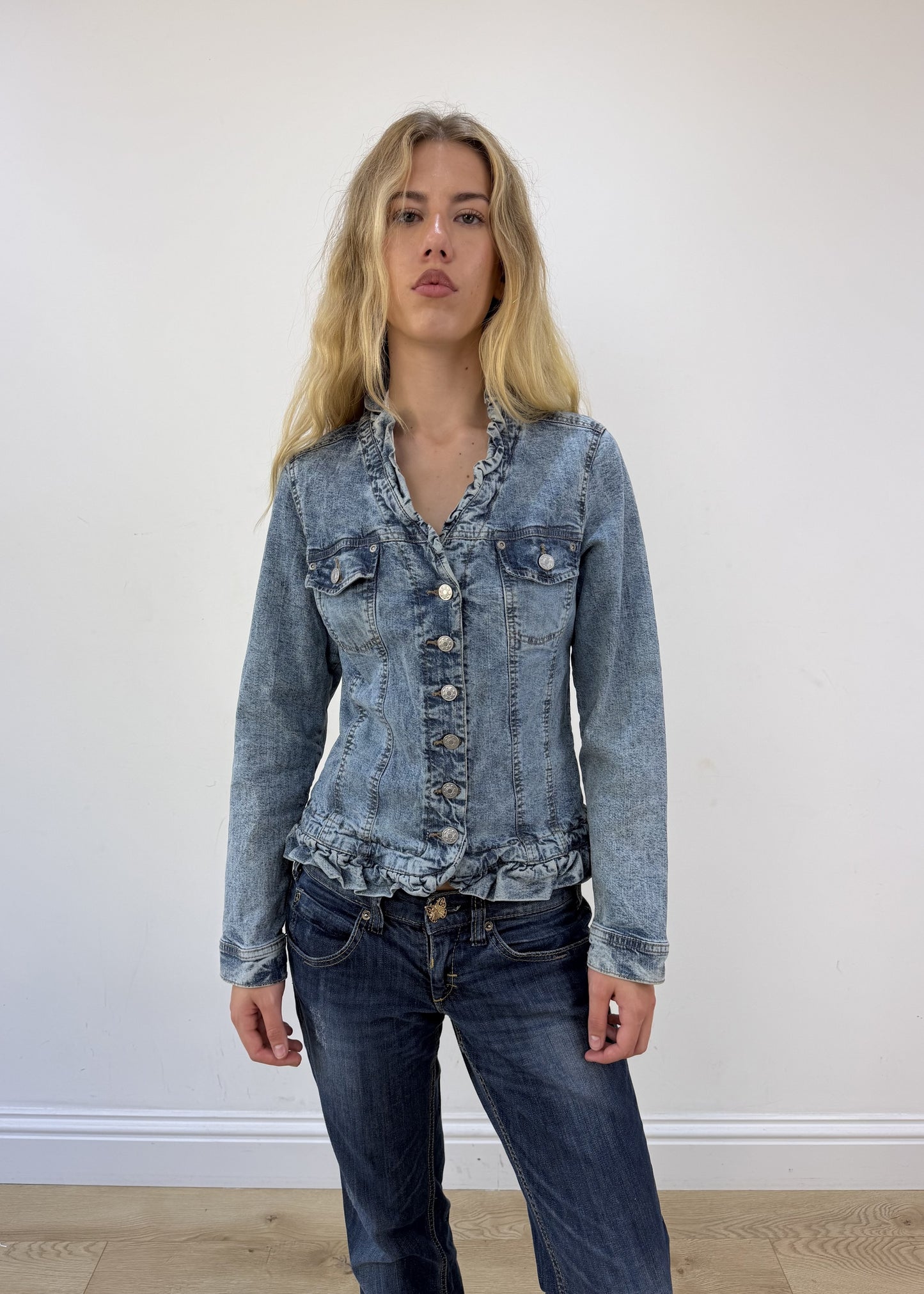 small denim blue jacket