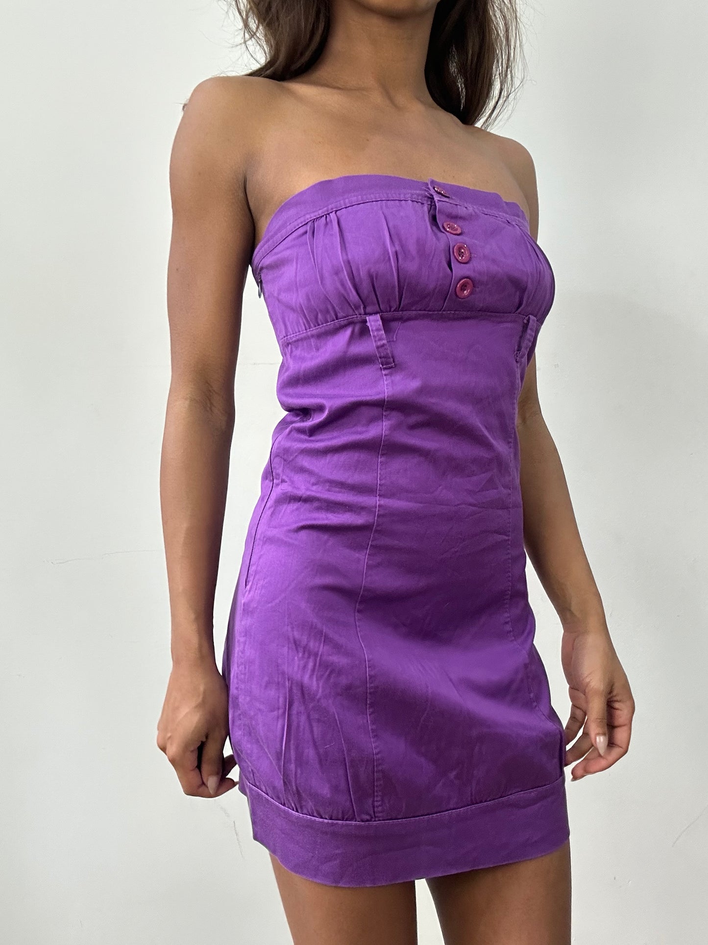 easter edit | small purple bandeau mini dress