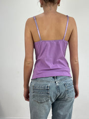 💻💚 vintage edit nineteen | medium purple structured cami