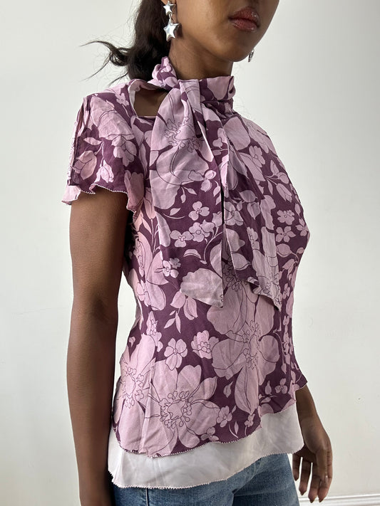 BEST PICKS | small purple banana republic high neck top