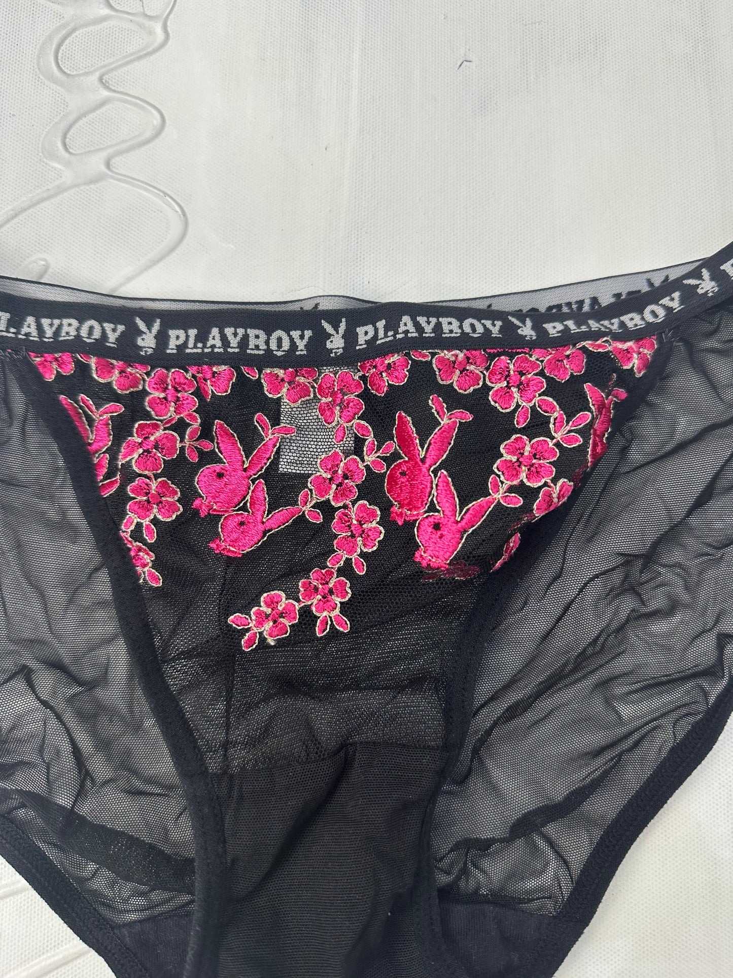 BEST PICKS | medium black mesh playboy underwear