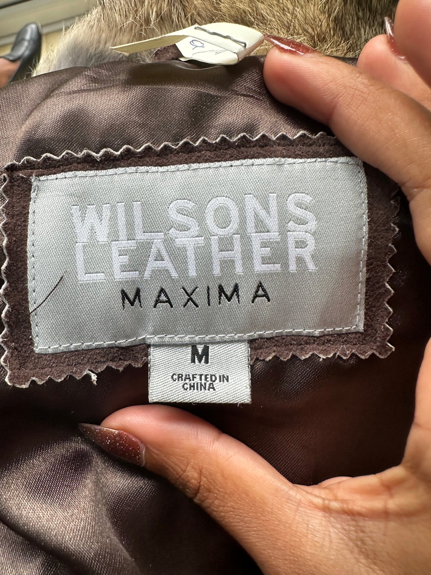 LFW edit | small brown fur zip up bomber jacket