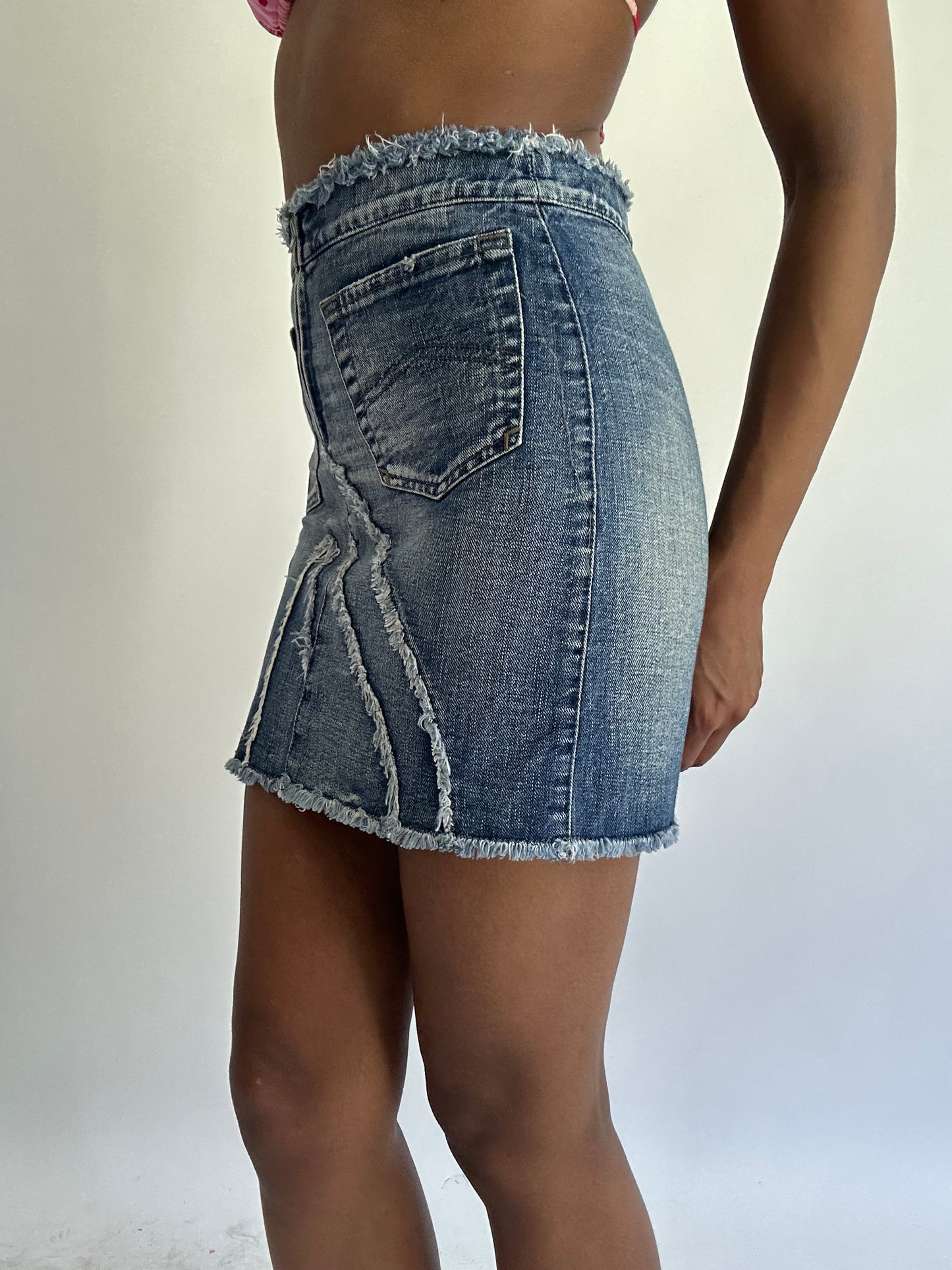 BEST PICKS | small blue armani junior denim midi skirt