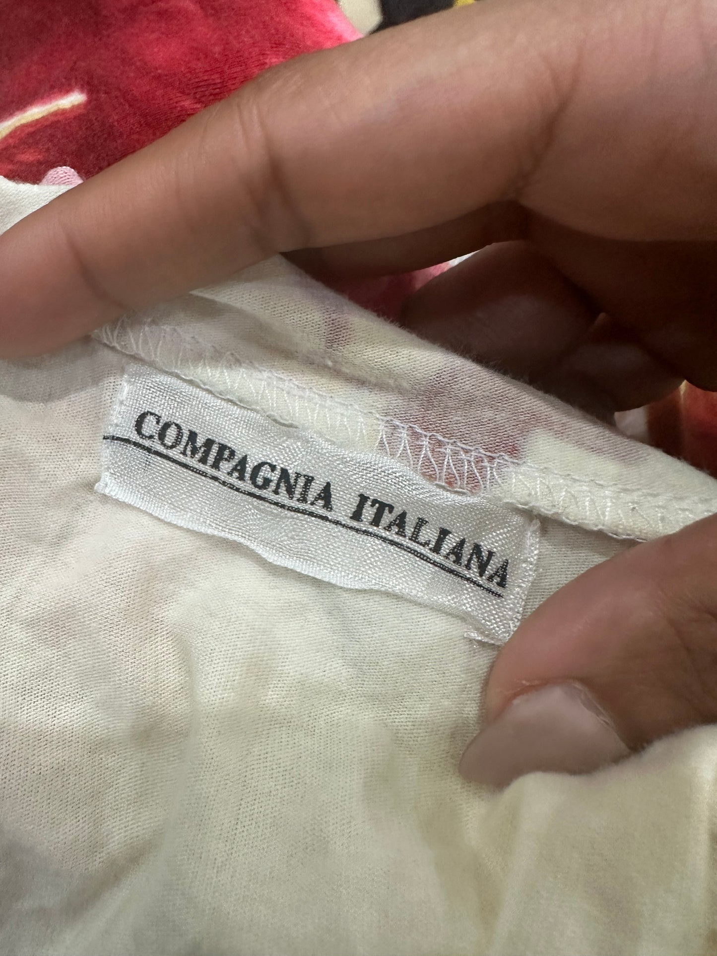 easter edit | small white and pink floral top