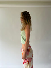 SATC drop | taille: S · couleur: vert · article: débardeur · détails: ancienne étiquette + united colors of benetton