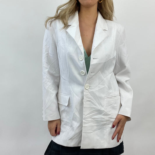 💚 CORPCORE DROP | large white pimkie blazer jacket
