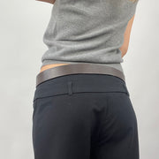 QUIET LUXURY DROP | brown liu jo belt with diamanté buckle detail