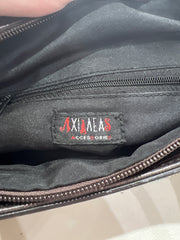 SATC drop | taille: M · couleur: marron + turquoise · article: sac à main
