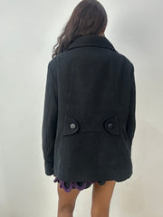 BEST PICKS | medium black yessica pea coat jacket