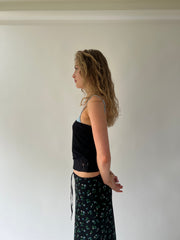 SATC drop | taille: S · couleur: noir · matière: dentelle · article: haut bandeau · détails: bordure + détail
