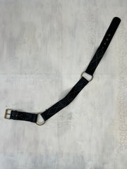 vintage edit eleven | black and gold studded belt