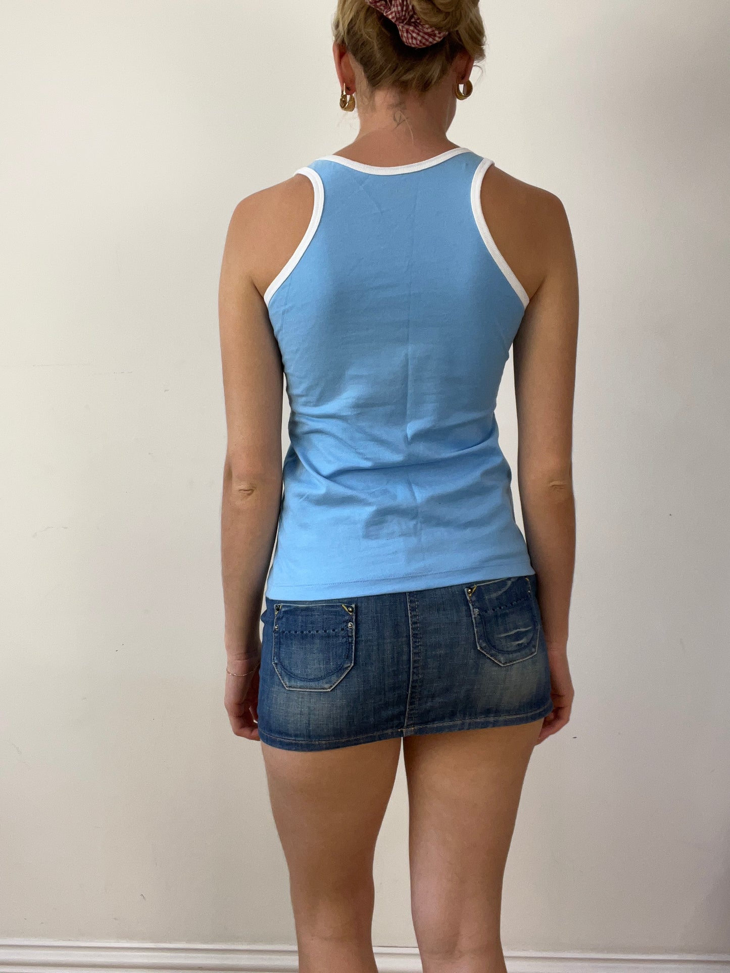 💻‼️ super cute blue von dutch vest