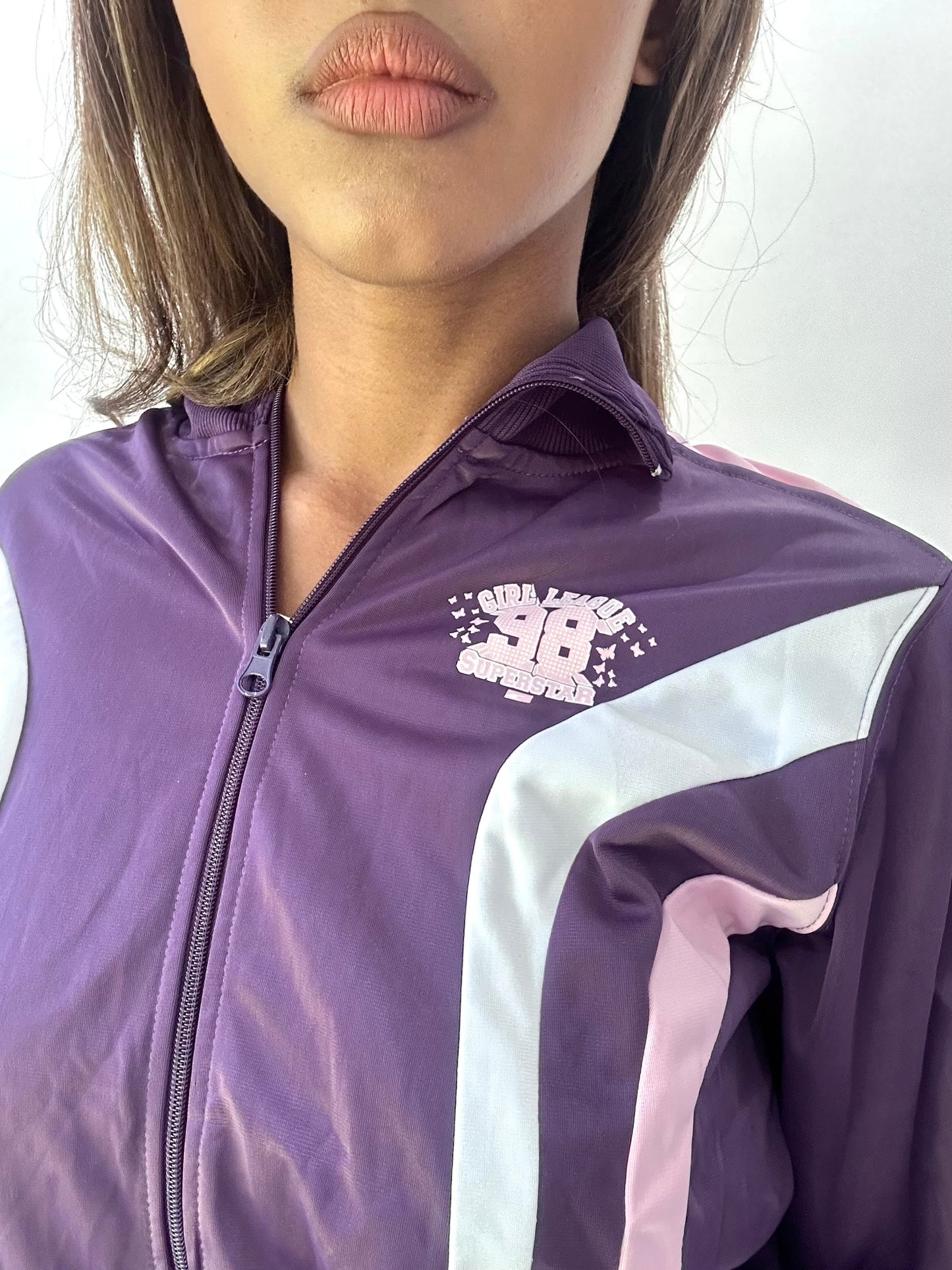 athleisure edit | small purple windbreaker jacket