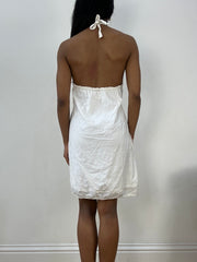 BEST PICKS | small white halterneck midi dress