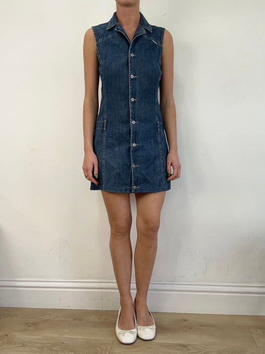 BEST PICKS | medium mid wash denim dress