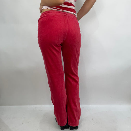 STUDIO FAVES | small hot pink velour joggers