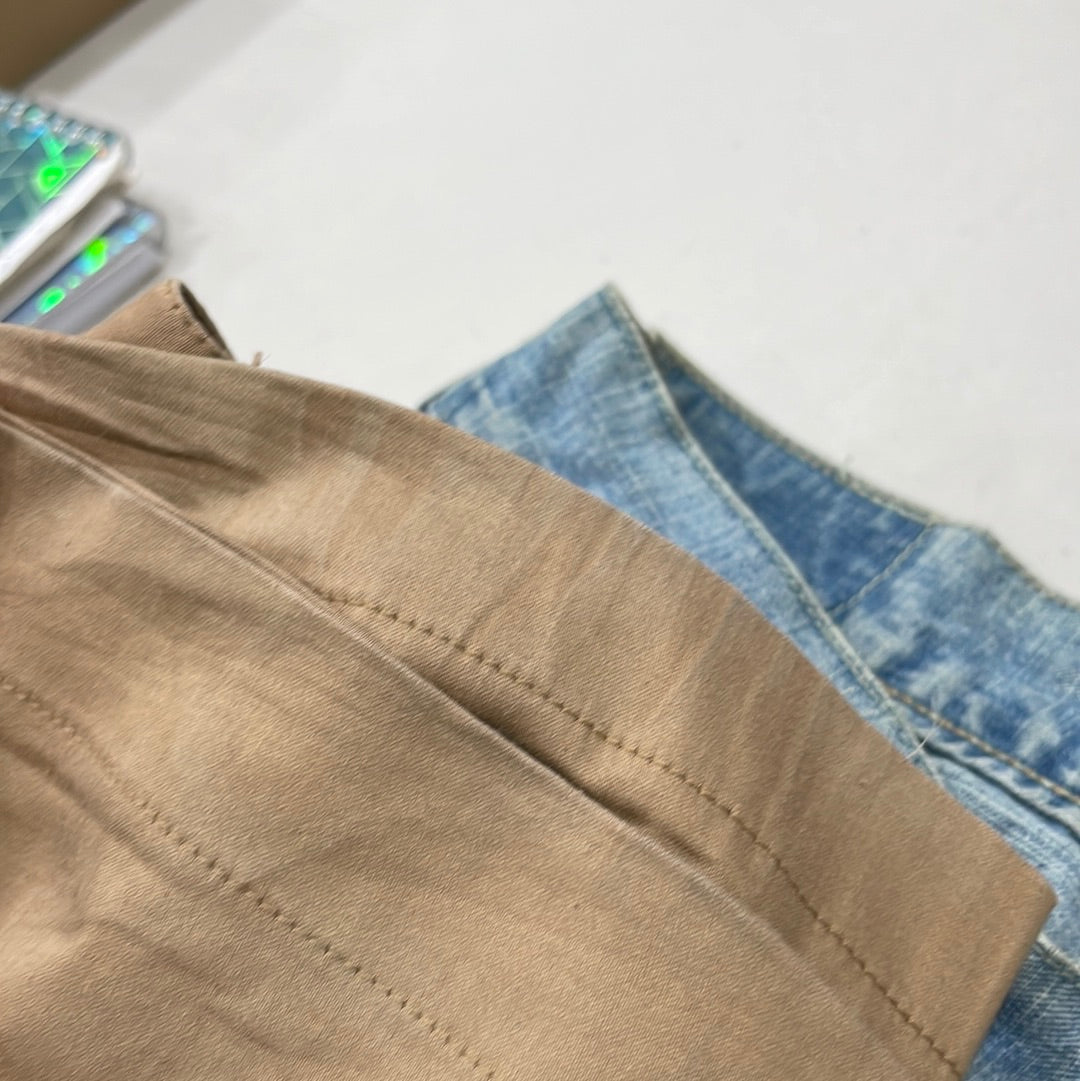 VINTAGE GEMS DROP | small tan cargo trousers