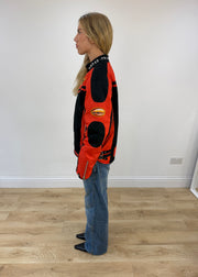 small red ferrari racing coat