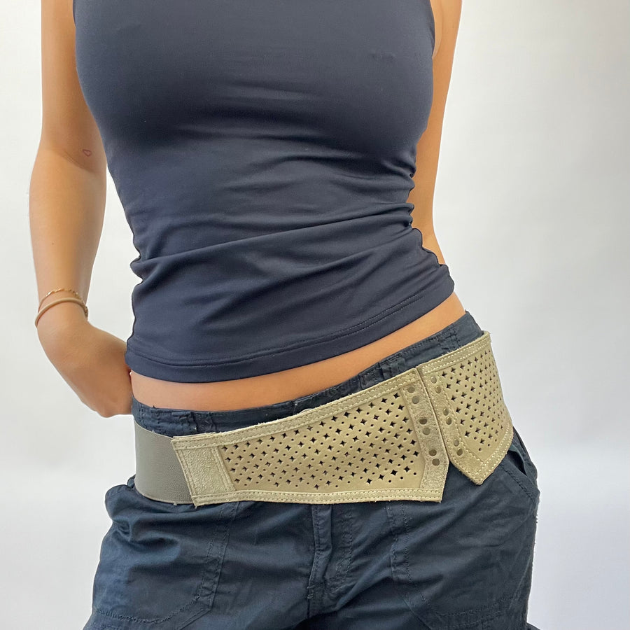 💻 POSH AND BECKS DROP | green asymmetric belt