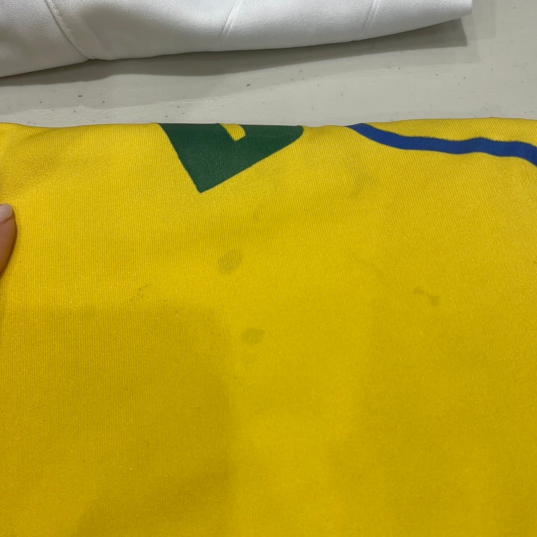 POSH AND BECKS DROP | small yellow brazil t-shirt