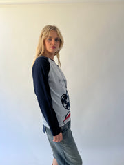 back to school drop | small grey paul frank long sleeve top