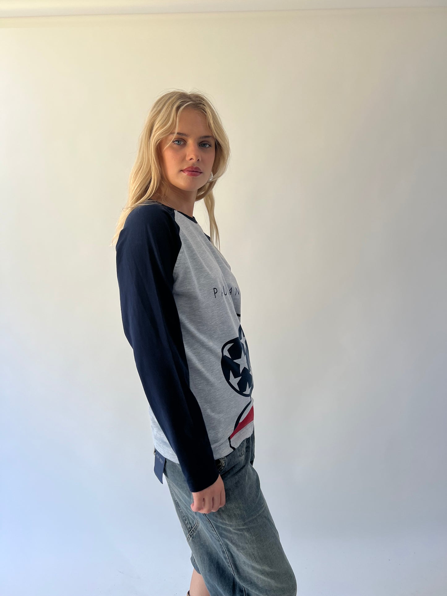 back to school drop | small grey paul frank long sleeve top