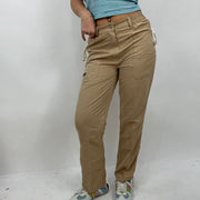 💚 CHALET GIRL DROP | small camel cargo trousers