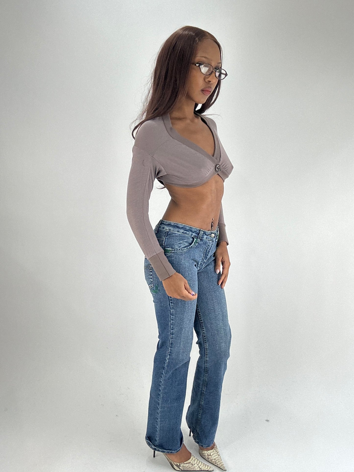 WINTER FAVOURITES | small grey cropped bolero