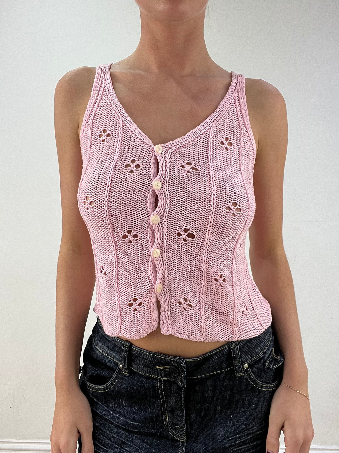 BEST PICKS | small baby pink crochet vest