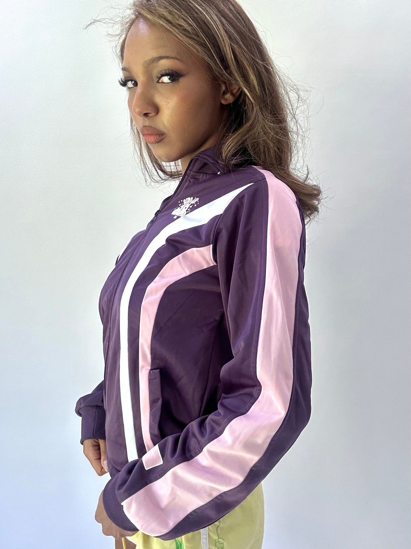 athleisure edit | small purple windbreaker jacket