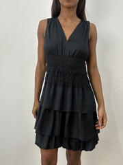 BEST PICKS | extra small black dkny tiered mini dress