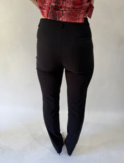 devil wears prada | taille: S · couleur: noir · article: pantalon · détails: taille haute + ajusté