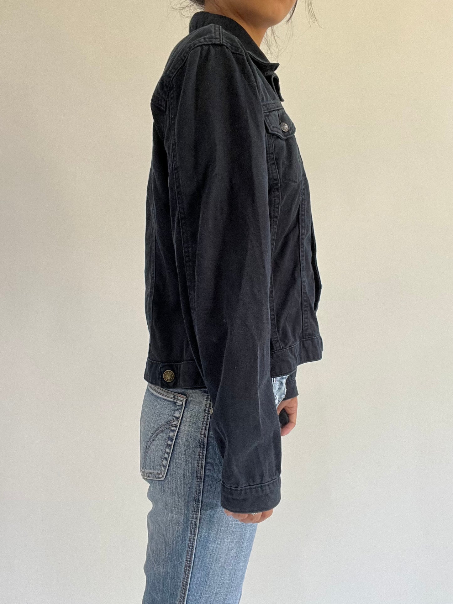 autumn picks | medium navy denim jacket