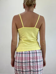 💻BEST PICKS | medium yellow ruched cami