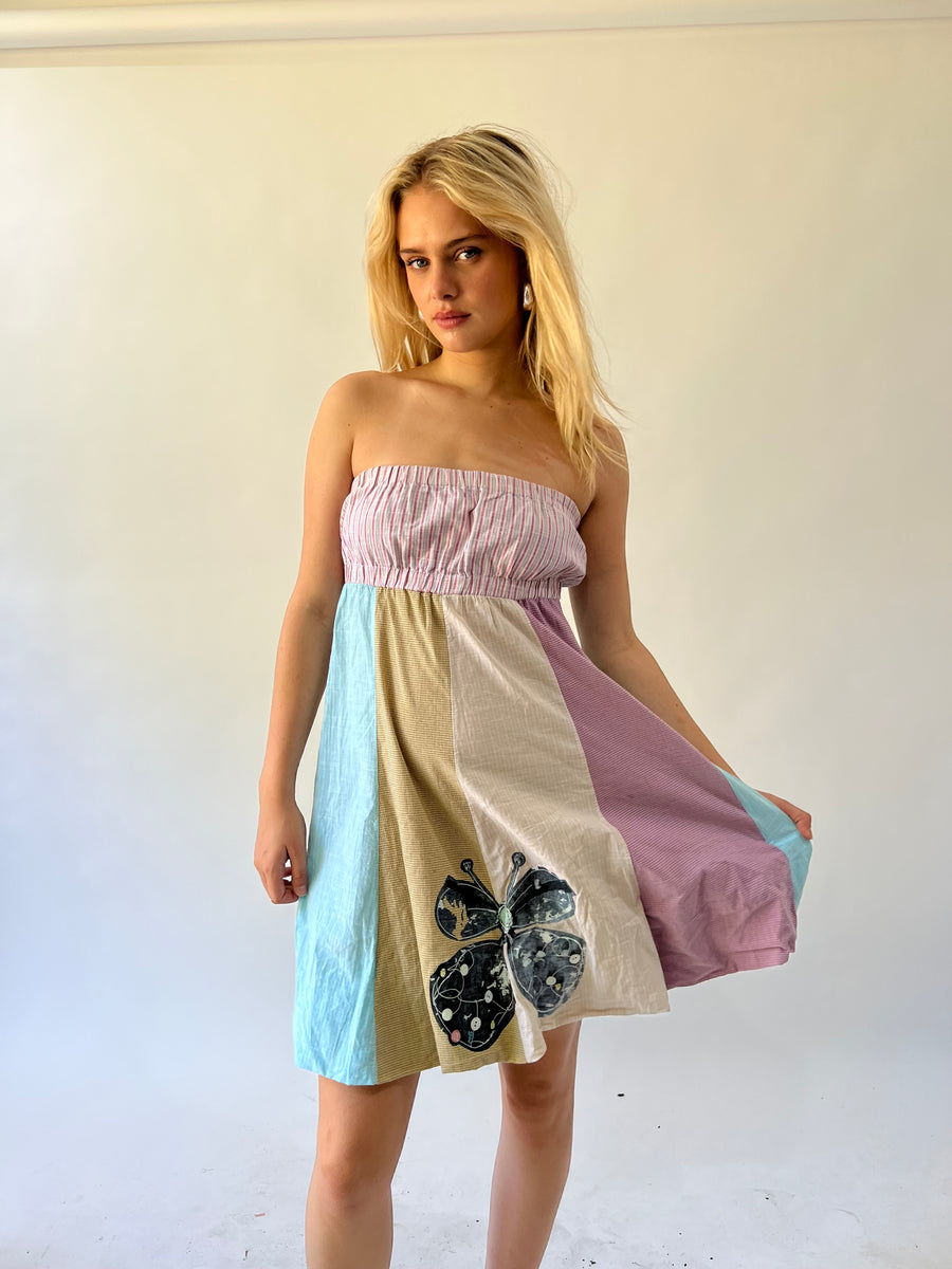 back to school drop | small multicoloured mini dress