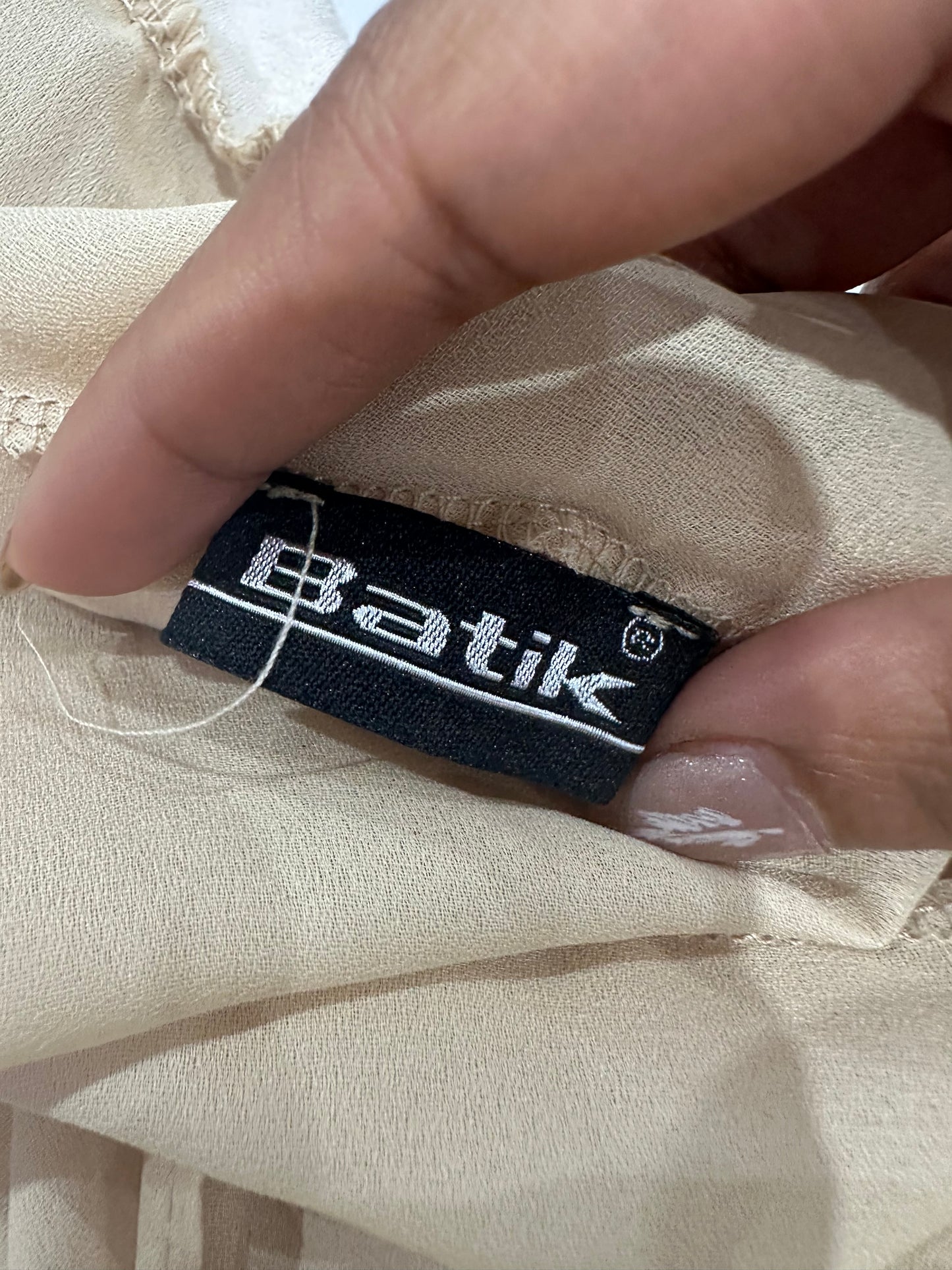 vintage edit: indie sleaze | small beige sheer halterneck top