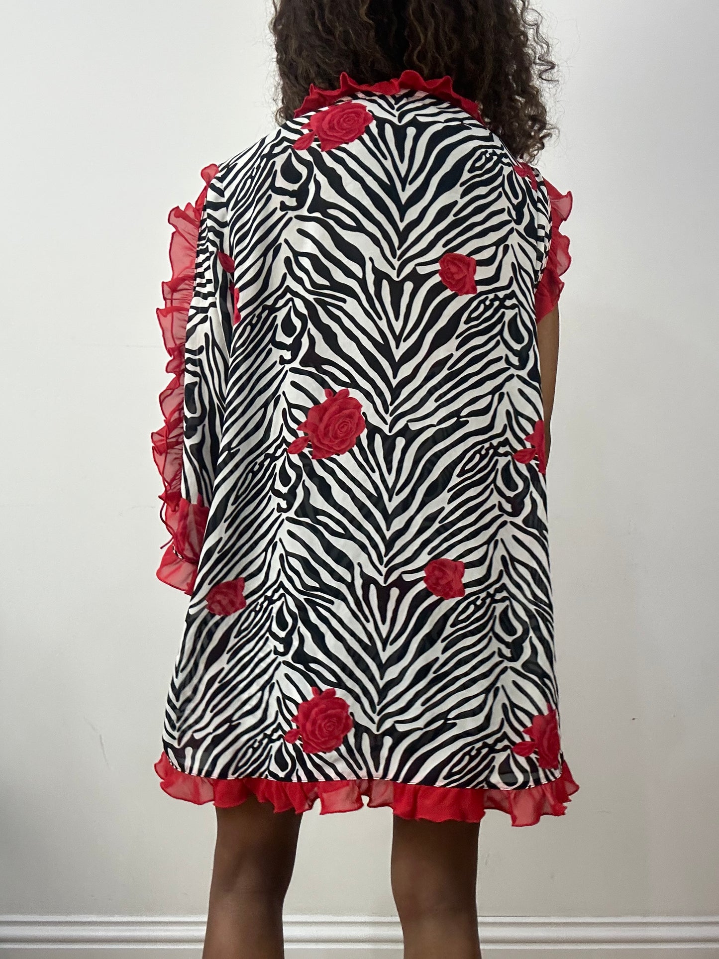 vintage edit: valentine’s day | small white zebra print dress set
