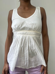 spring edit | small white fitted top