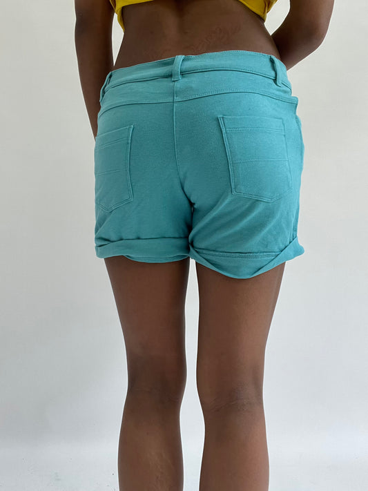 💚zara larsson drop | talla: S · color: azul · prenda: shorts · detalles: champion