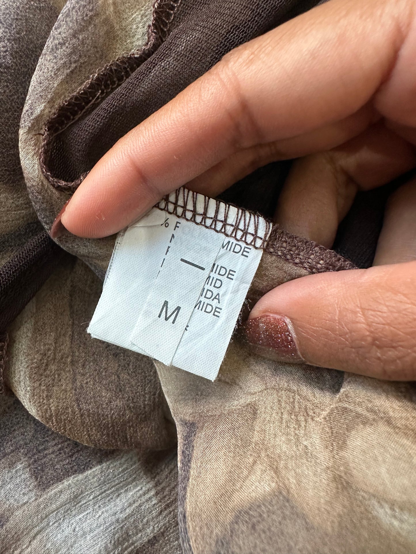 BEST PICKS | small brown halterneck wrap top with floral print