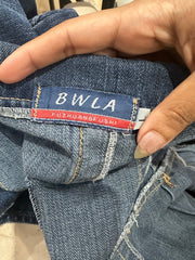 vintage edit: fashion week | small blue denim blazer jacket