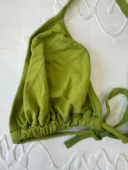 festival drop | Pequeno roupa de bikini verde para mulheres