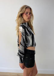 medium asymmetric blouse