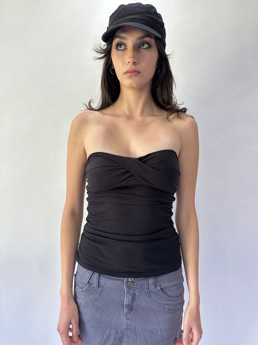 devil wears prada | small black bandeau top