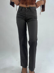 💚vintage edit thirty-five | extra small brown just cavalli jeans